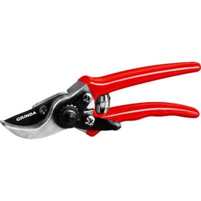 GRINDA  G-44, 152 мм, закаленные лезвия, тефлоновое покрытие, алюминиевые рукоятки, виниловое покрытие, плоскостной мини-секатор (8-423000)