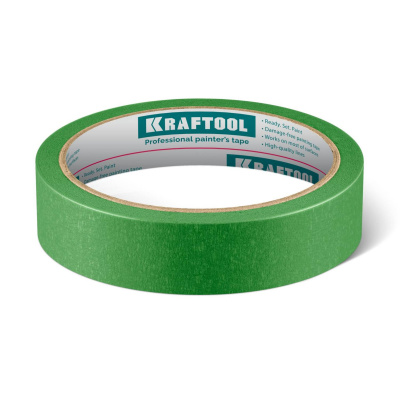 KRAFTOOL  #300 Strong 25 мм х 30 м, для грубых и шероховатых поверхностей, малярная лента  (12103-25)