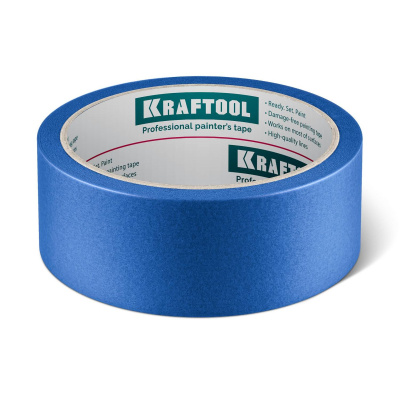 KRAFTOOL  #100 Perfect 38 мм х 30 м, для гладких и шероховатых поверхностей, малярная лента  (12101-38)