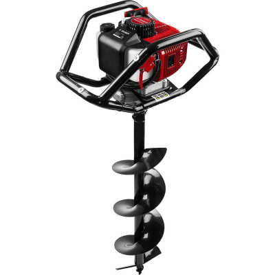 Мотобур (бензобур) со шнеком, d=60-250 мм, 52 см3, 2 оператора, ЗУБР {МБ2-250 Н}