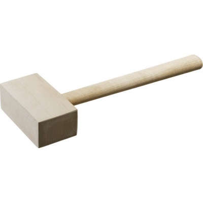 Деревянная прямоугольная киянка ЗУБР 330 г 70х50 мм {2045-06}