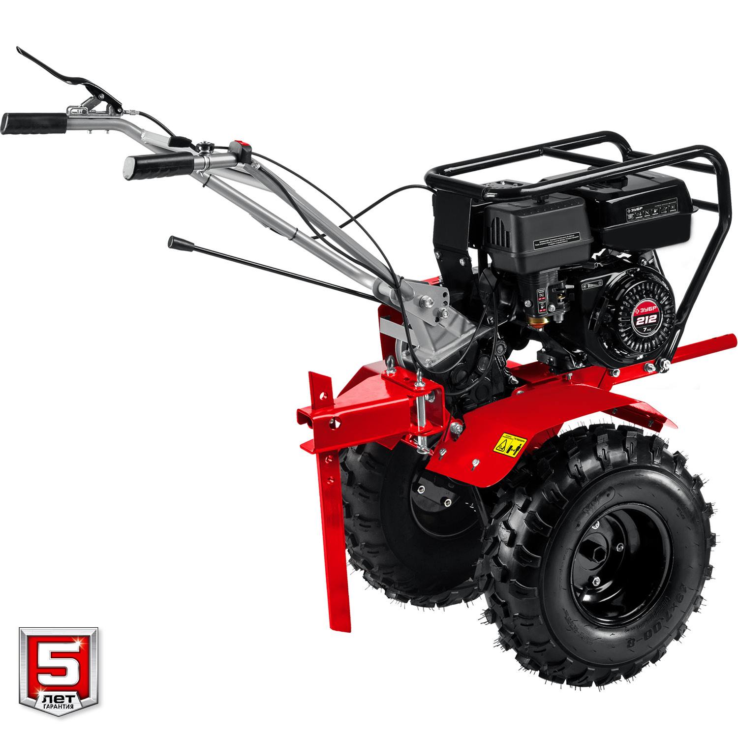ЗУБР МТУ-350 мотоблок бензиновый усиленный 212 см3 {МТУ-350}