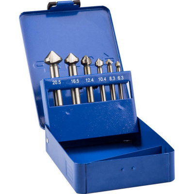 ЗУБР 6 шт(М3-М10) набор зенкеров {29730-H6}