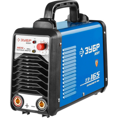 ЗУБР  ММА, 165 А, MMA/TIG LIFT, сварочный аппарат инверторный, макс. электрод O 4.0 мм, Профессионал (ЗАС-Т3-165)