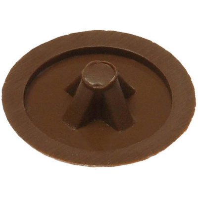 Заглушка декоративная под шуруп, цвет дуб, шлиц №2, 40шт, ЗУБР {4-308156-1}