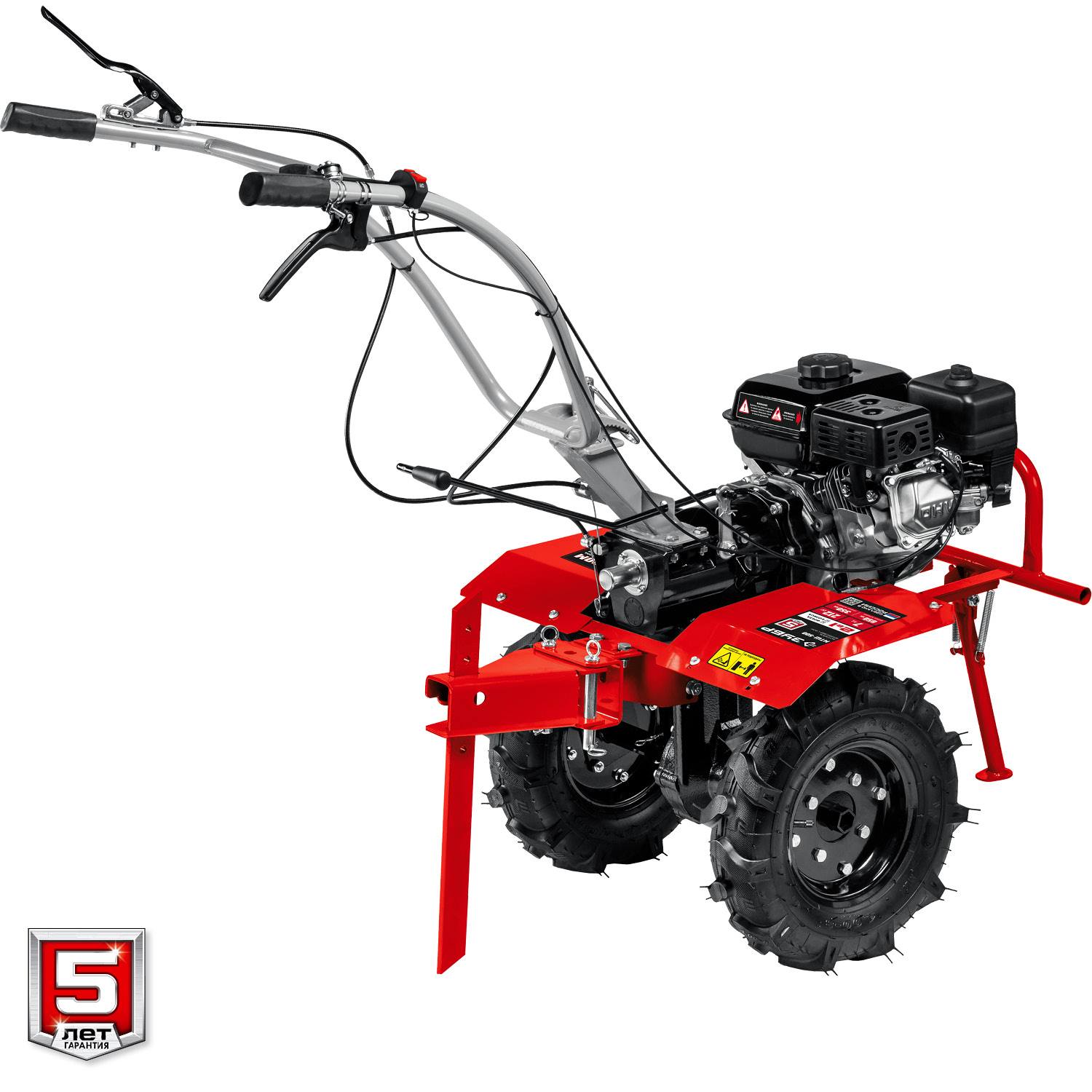ЗУБР МТШ-500 мотоблок бензиновый с ВОМ, 212 см3 {МТШ-500}