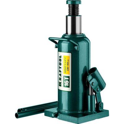 KRAFTOOL KRAFT-LIFT 16т, 230-460мм домкрат бутылочный гидравлический, KRAFT BODY {43462-16_z01}