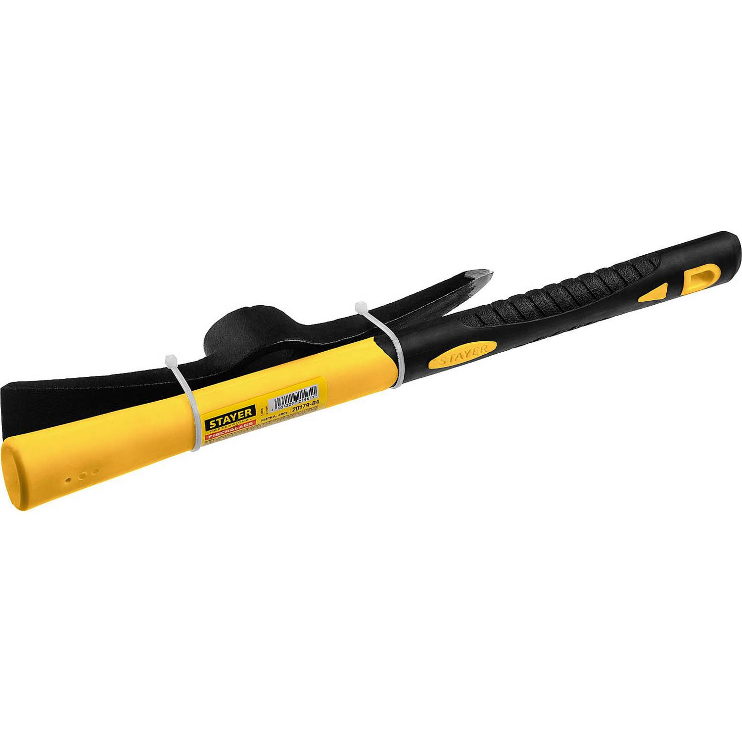 Кирка 400г с фиберглассовой рукояткой, STAYER Professional 20179-04 {20179-04}