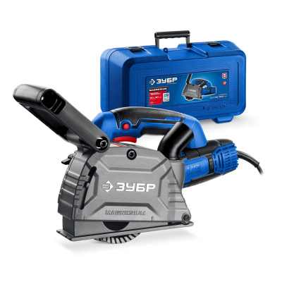 ЗУБР  d 125 мм, 1600 Вт, 30 мм, штроборез (бороздодел), кейс, Профессионал {ЗШ-П30-1600 ПСТК}