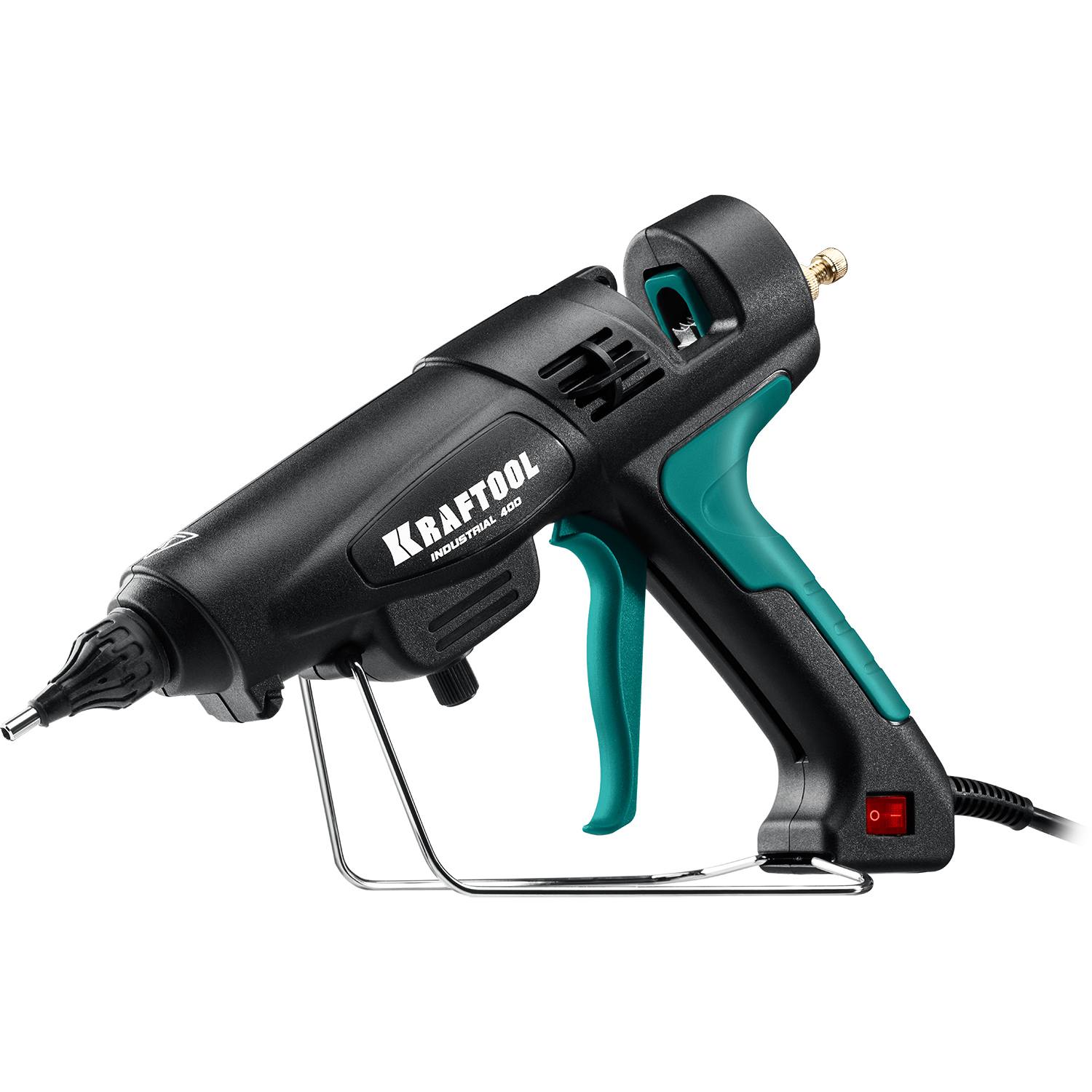 KRAFTOOL  Industrial 400, d 11 - 12 мм, 50 г/мин, 130 - 230°C, электрический термоклеевой пистолет (06843-300-12)