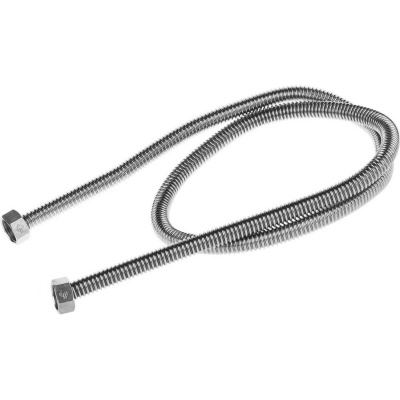 Подводка ЗУБР "ЭКСПЕРТ" сильфонная из нержавеющей стали, для воды, г/г (гайка-гайка), 1/2", 1,2м {51011-G/G-120}