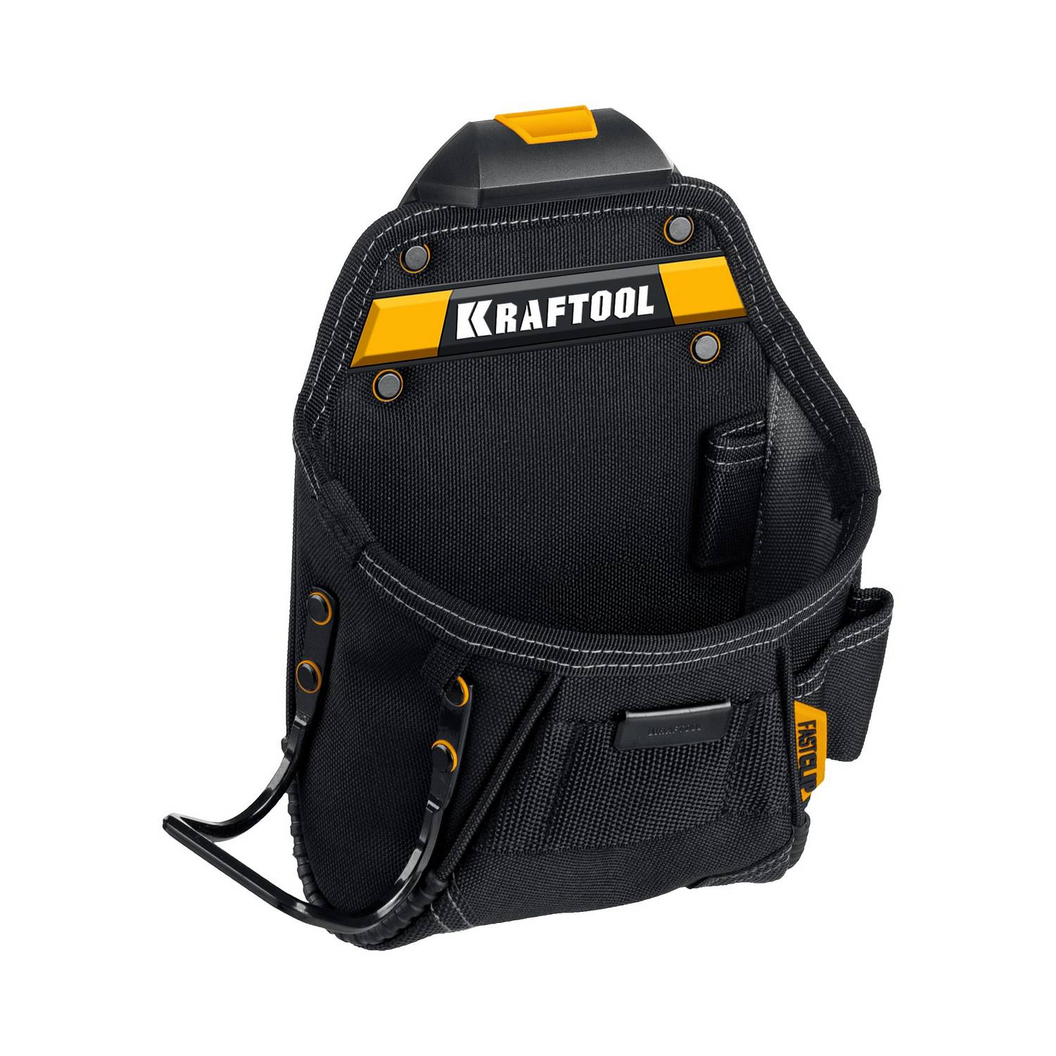 KRAFTOOL  KP-6 с быстросъёмным креплением FastClip, 6 карманов и петель, 240 х 250 мм, поясная сумка  {38775}
