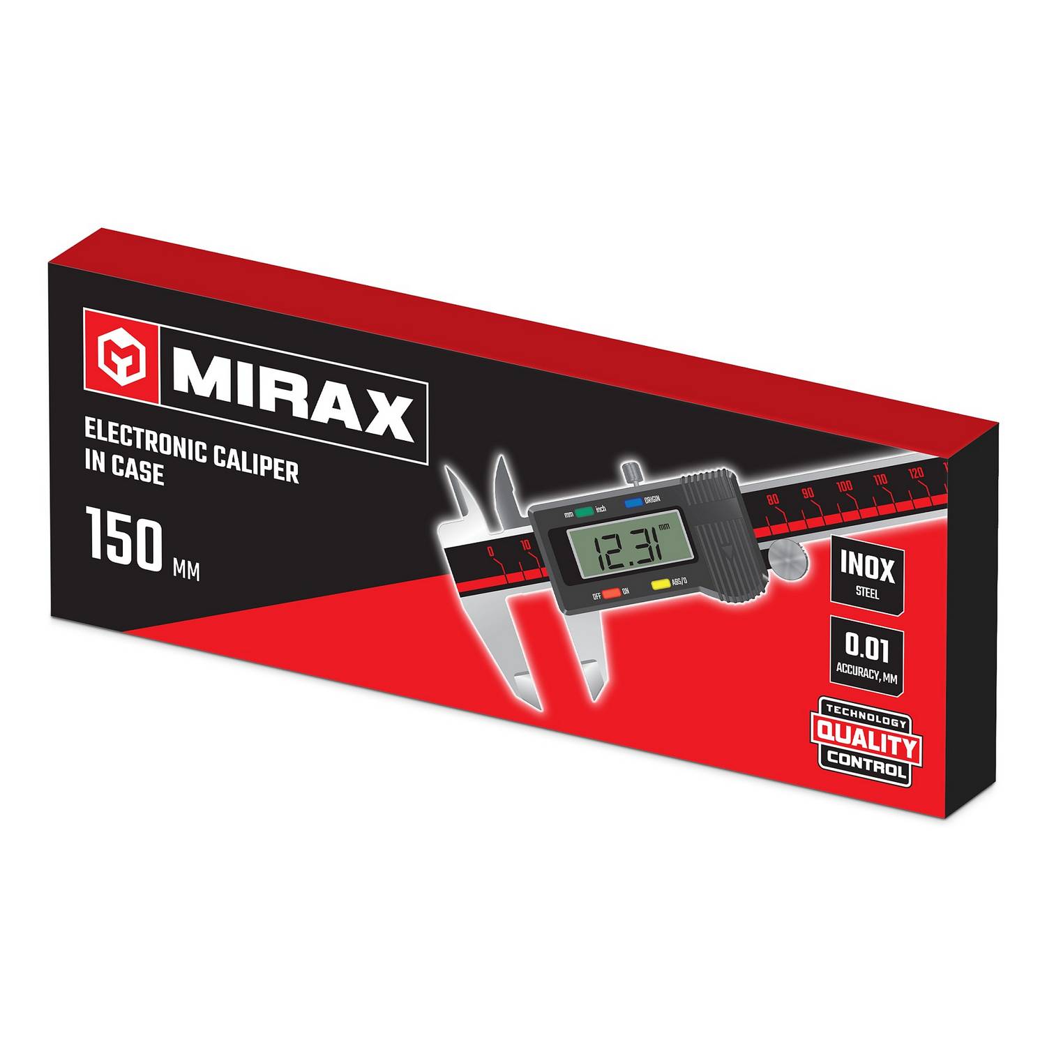 MIRAX  150 мм, электронный стальной штангенциркуль {34413-150}