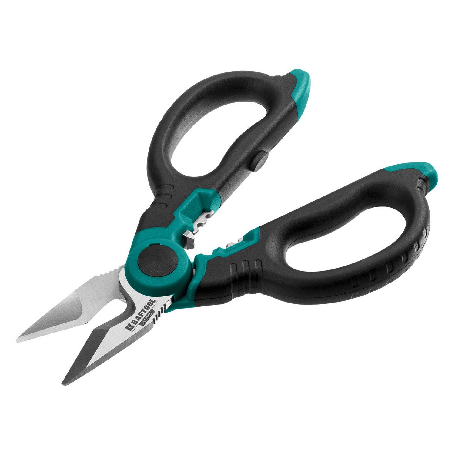 KRAFTOOL  ELECTRIC, 4 в 1, 160 мм, с чехлом, ножницы электрика {23356}