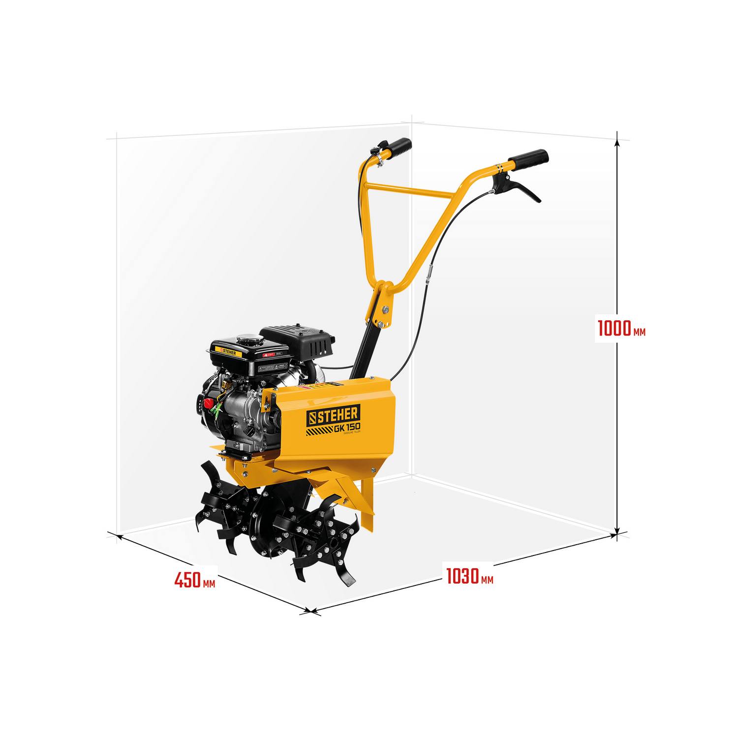 STEHER GK-150 культиватор бензиновый 94 см3 {GK-150}