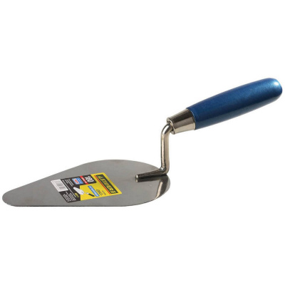 Кельма STAYER "PROFI", "овал", нержавеющее полотно, деревянная рукоятка {0831-4}