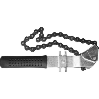 Ключ цепной STAYER с пластиковой ручкой для снятия автомобильных фильтров {4318}