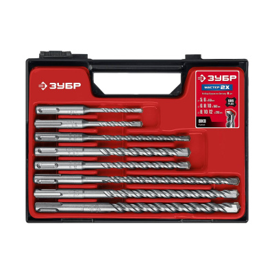 ЗУБР Мастер-2Х 8шт набор буров SDS-plus {29315-H8_z01}