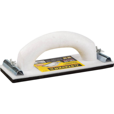 Терка STAYER для шлифования с металлическим фиксатором, 80x230мм {3569-08}