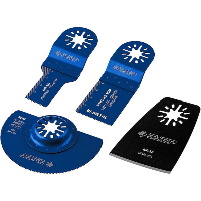 Набор насадок для реноватора, 4 предм, ЗУБР Профессионал, НР-4 {15572}