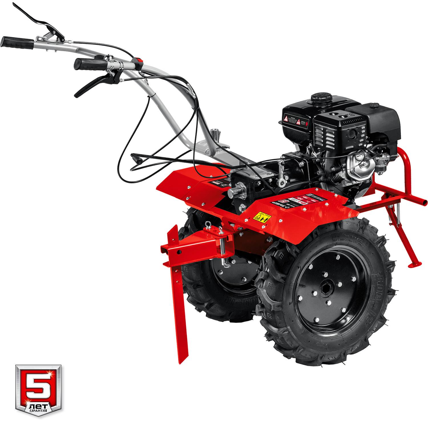 ЗУБР МТШ-600 мотоблок бензиновый с ВОМ, 270 см3 {МТШ-600}