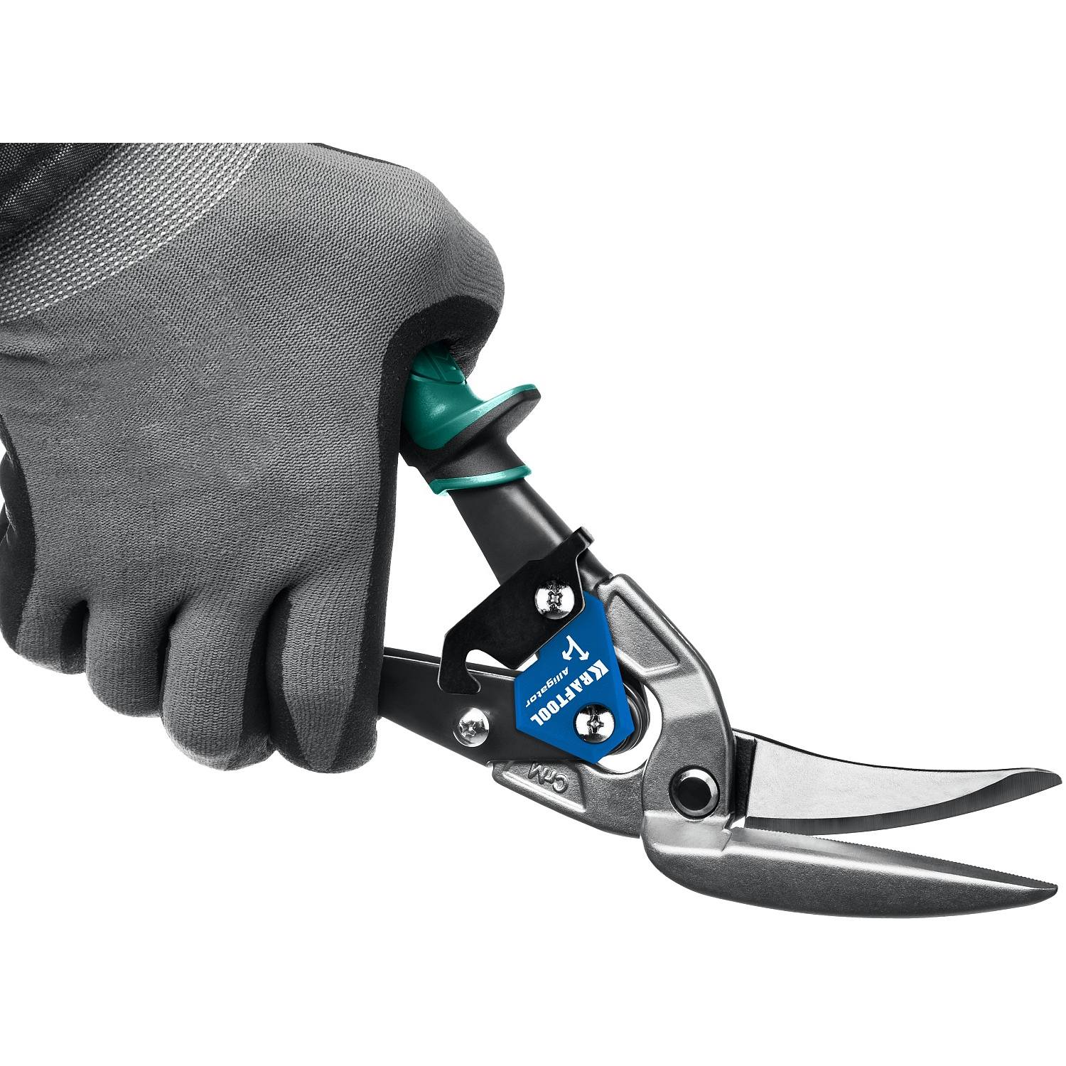 KRAFTOOL Alligator Правые удлинённые ножницы по металлу, 280 мм {2328-RL}