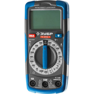 Мультиметр ЗУБР ТХ-810-Т цифровой {59810}