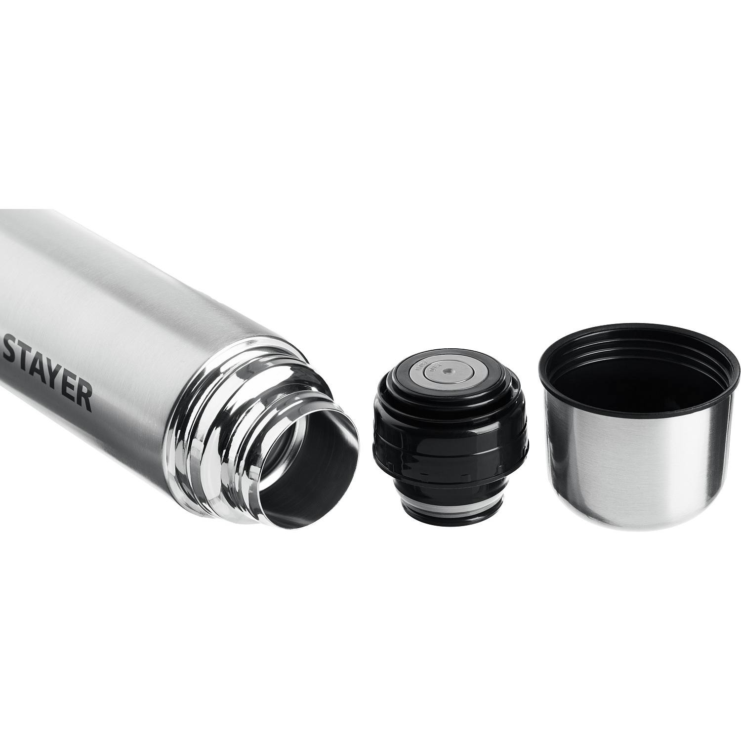 Термос STAYER "COMFORT" для напитков, 750мл {48100-750}