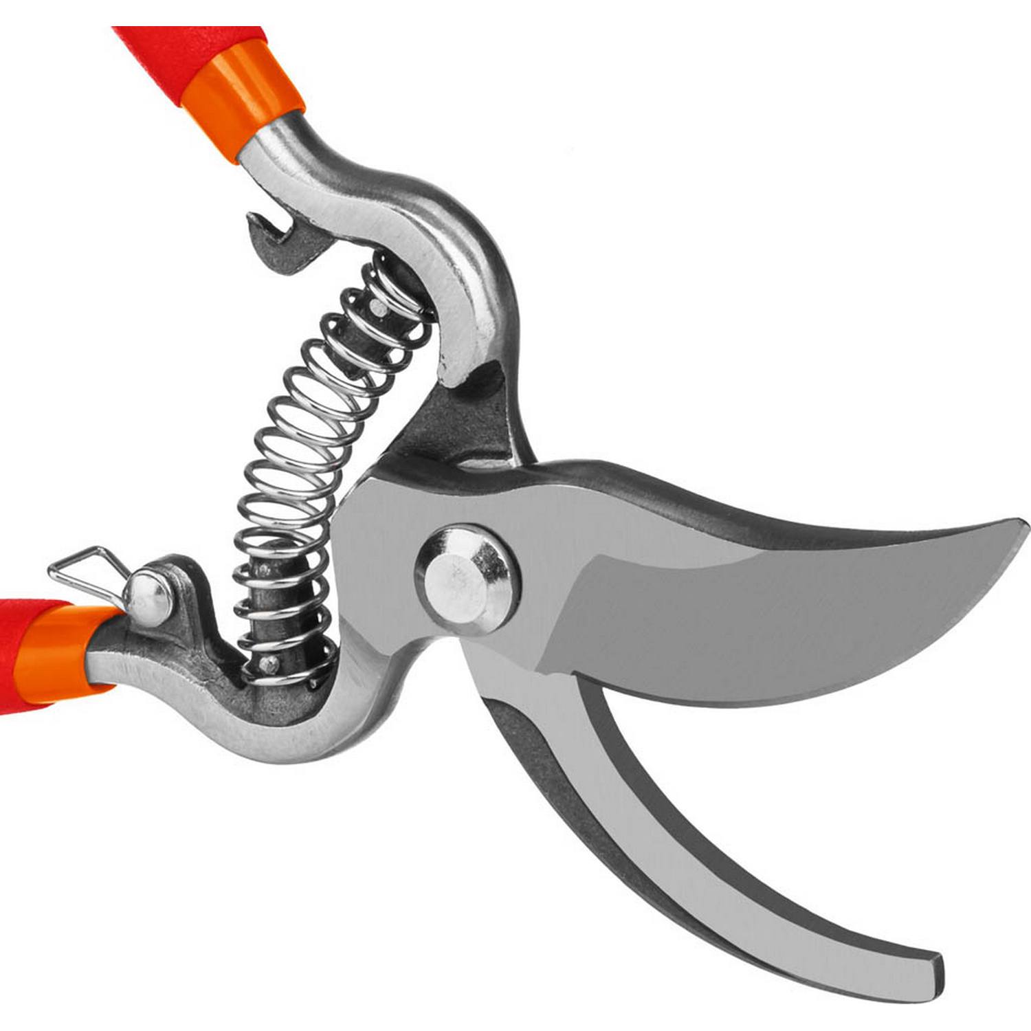 GRINDA  G-3, 200 мм, высокоуглеродистая сталь, цельнокованый, покрытие ПВХ, плоскостной секатор (423103)