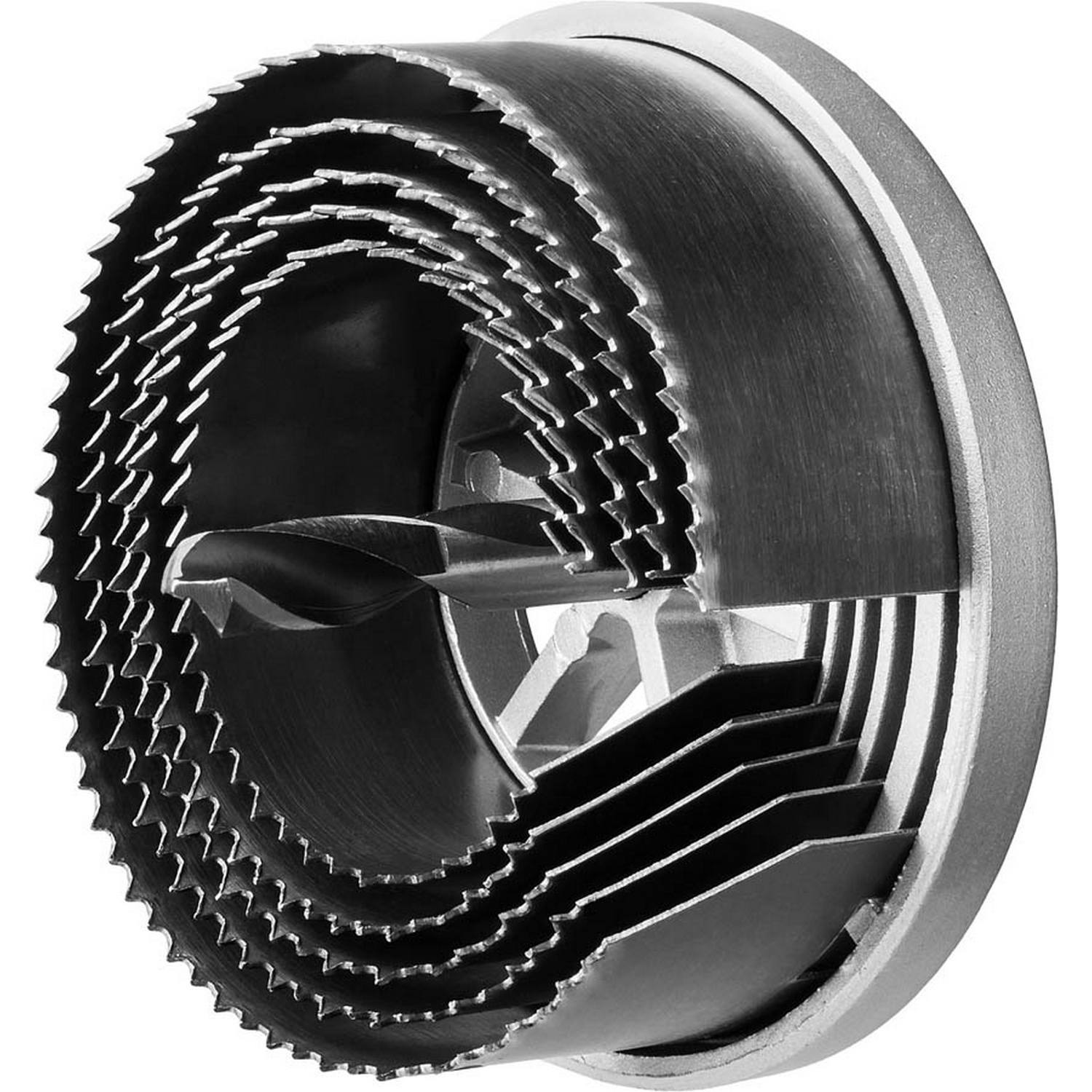 ЗУБР 5шт(60-95/32мм), кольцевая пила по дереву, сегментная, наборная, 5 полотен: 60-67-74-83-95x32 мм, 29595-H5-32