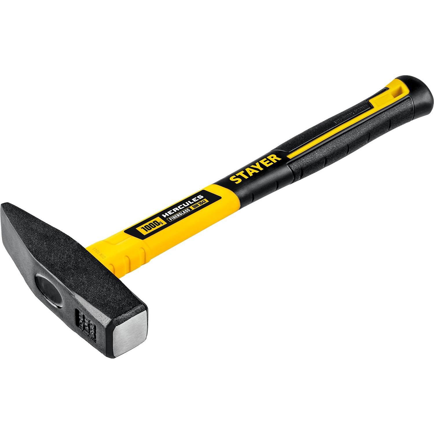 STAYER Hercules 1000 г молоток слесарный с фиберглассовой рукояткой {20050-10_z02}