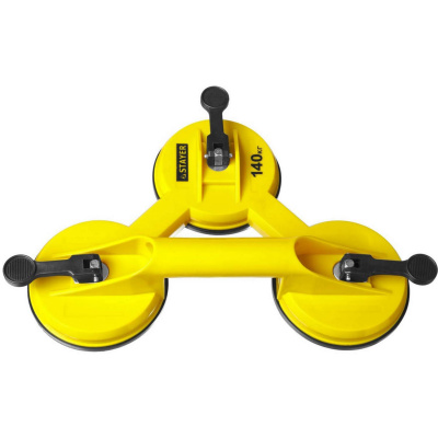 Стеклодомкрат STAYER "MASTER" MAXLift, пластмассовый, тройной, 140 кг {33718-3}