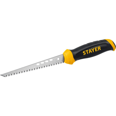 STAYER Drywall 160 мм выкружная ножовка по гипсокартону {15173_z02}