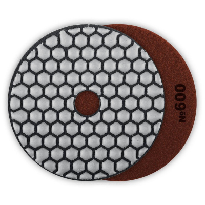 ЗУБР  100 мм, №600, сухое шлифование, алмазный гибкий шлифовальный круг АГШК, Профессионал (29868-600)