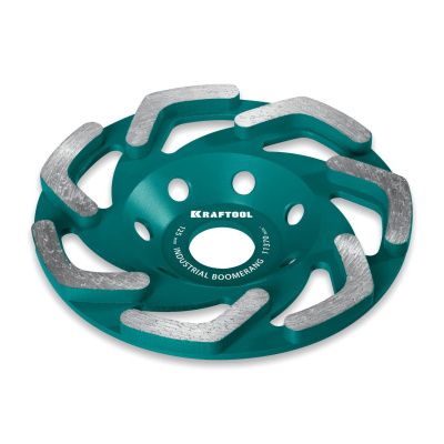 KRAFTOOL  Boomerang d 125 мм, сегментная алмазная чашка, INDUSTRIAL  {33445-125}