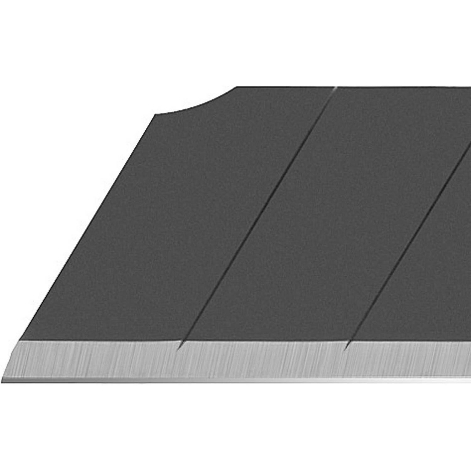Лезвие OLFA сегментированные BLACK MAX, 9х80х0,38мм, 13 сегментов, 10шт {OL-ABB-10B}