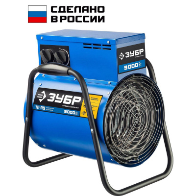 Электрическая тепловая пушка ЗУБР, 9 кВт, Профессионал {ТП-П9}