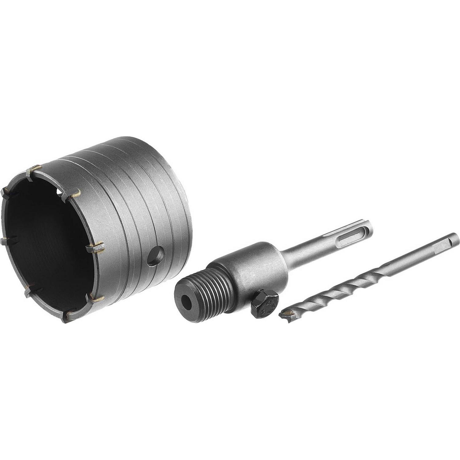 Коронка по бетону СИБИН SDS-Plus, в сборе, d=73мм {29216-73}