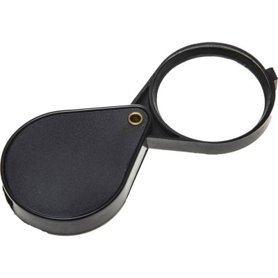 Лупа STAYER "STANDARD" карманная складная, 6 кратное увеличение, диаметр линзы - 60мм {40521-60}