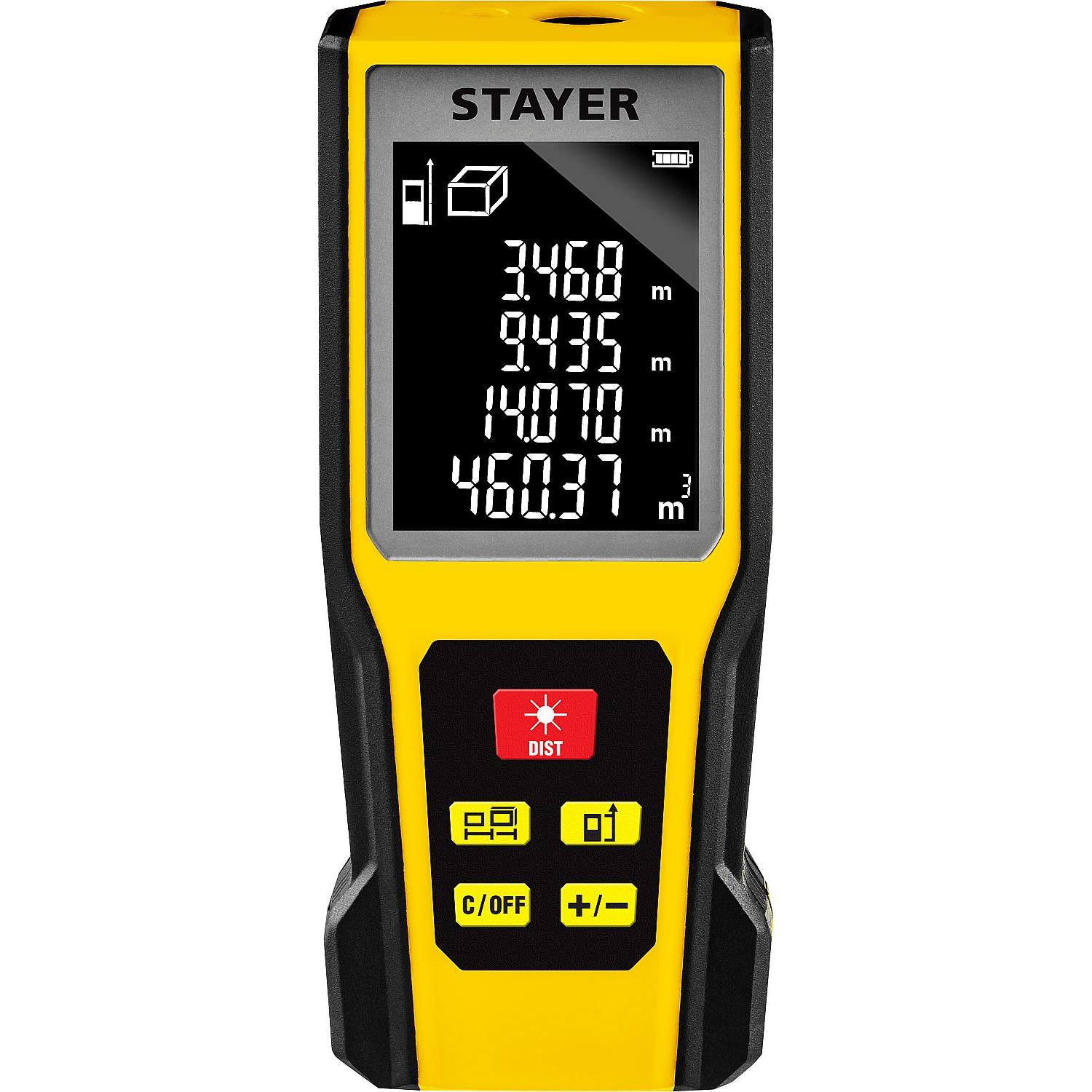 Дальномер лазерный, "LDM-60 ", дальность 60 м, 5 функций, STAYER Professional {34957_z01}