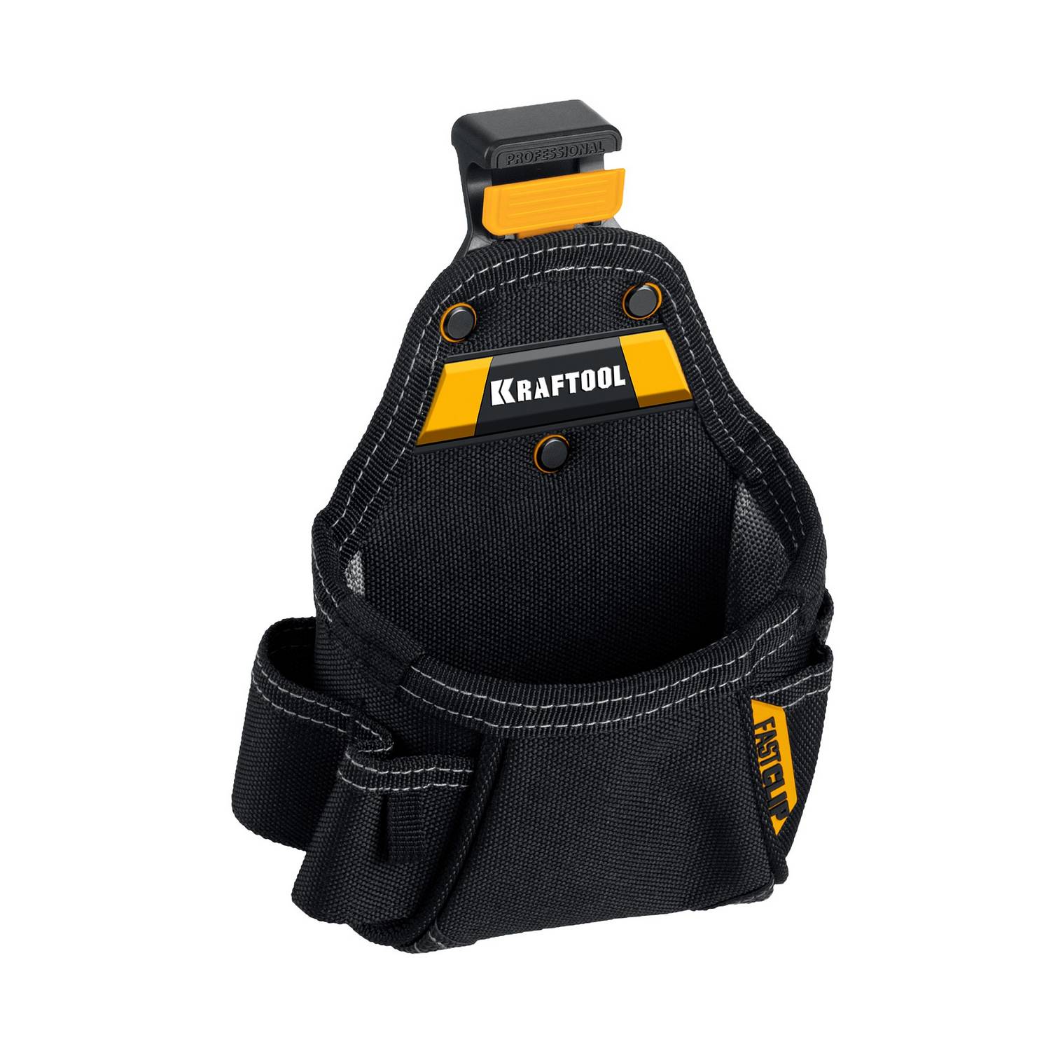KRAFTOOL  KP-5 с быстросъёмным креплением FastClip, 5 карманов и петель, 150 х 190 мм, поясная сумка {38778}