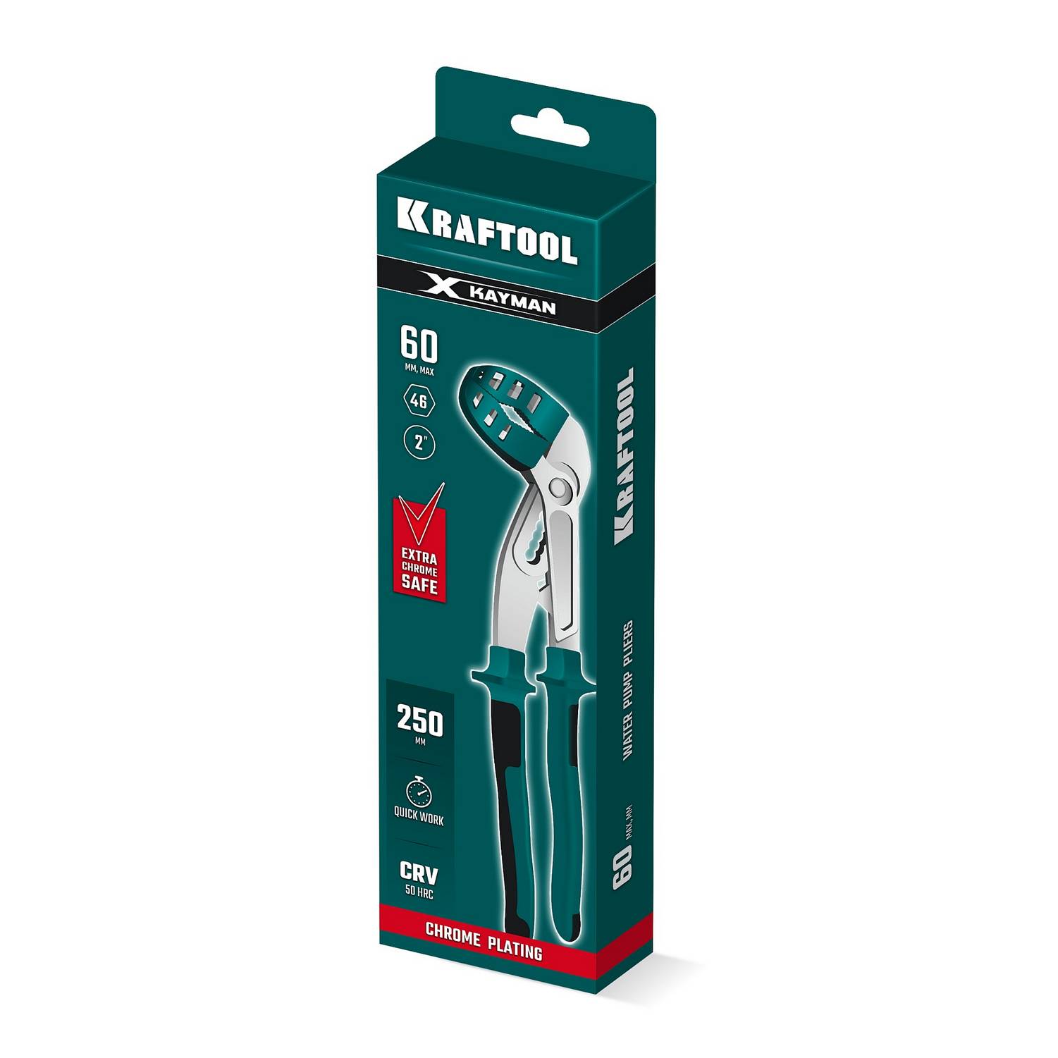 KRAFTOOL  KAYMAN-X 250 мм, Переставные клещи {22354}