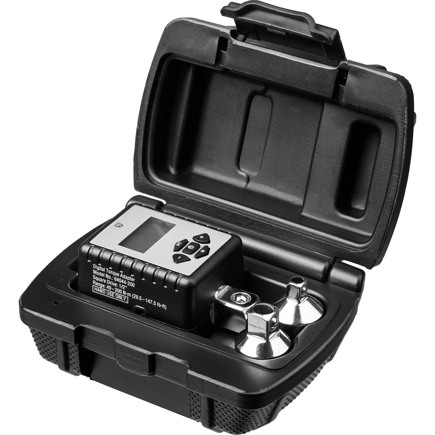 Электронный динамометрический адаптер "DIGITAL-A" с переходниками, 1/2", 40-200 Нм, KRAFTOOL {64044-200}