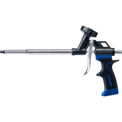 ЗУБР МОНТАЖНИК  профессиональный пистолет для монтажной пены, с тефлоновым покрытием корпуса и сопла.