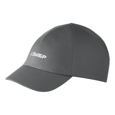 ЗУБР  ЛЕГИОНЕР, серая, ударопрочный корпус, укороченный козырёк 55мм, размер от 54 до 59см, защитная каскетка  {11098}