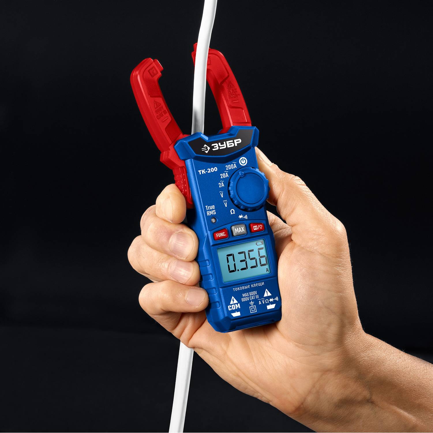 ЗУБР   ТК200 Цифровые токовые клещи {59828}