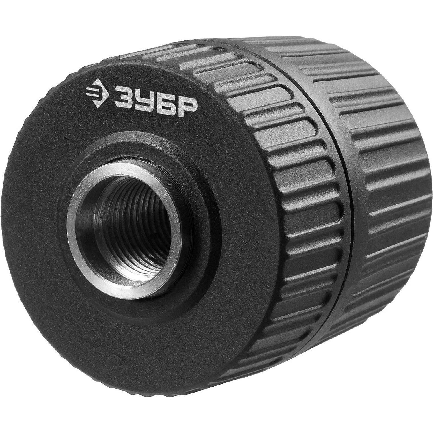 Патрон быстрозажимной ЗУБР "Мастер" для дрели, 10 мм, посадочная резьба 1/2", под сверло Д 0,8-10 мм {2907-10-1/2_z02}