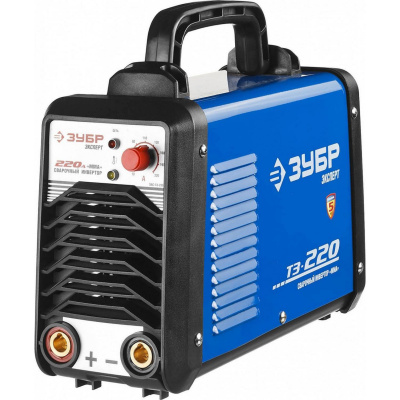 ЗУБР  ММА, 220 А, MMA/TIG LIFT, сварочный аппарат инверторный, макс. электрод O 5.0 мм, Профессионал (ЗАС-Т3-220)