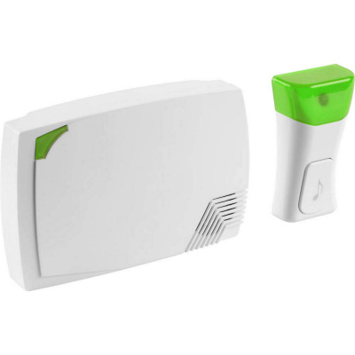 Звонок СВЕТОЗАР "ЭТЮД" электрический беспроводной 120м, 36 мелодий, A23, 3AA {58060}