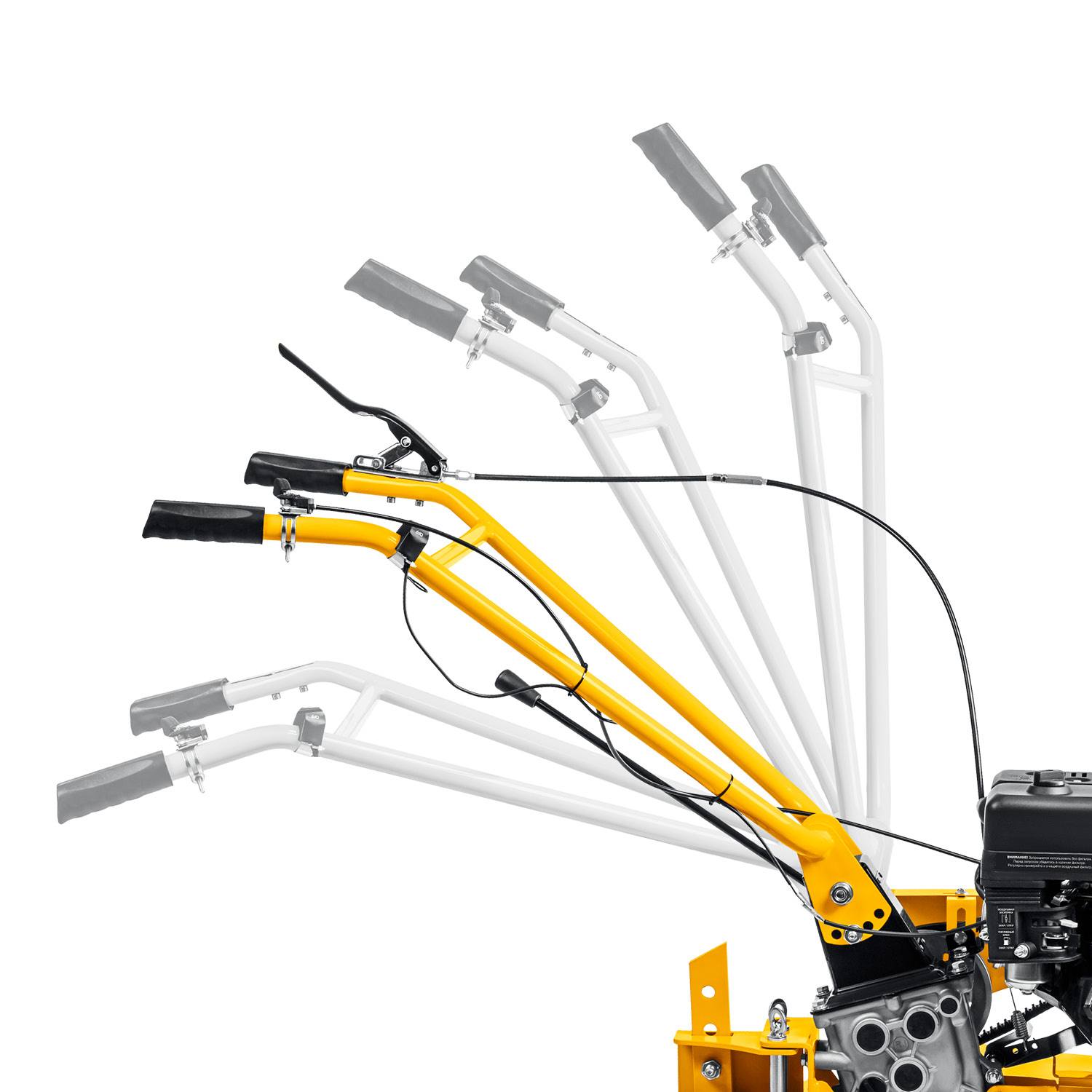 Бензиновый мотоблок STEHER, 7 л.с., без колес {GT-300 L}